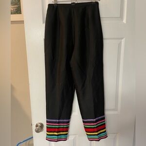 Silkland size 6 rainbow striped pants